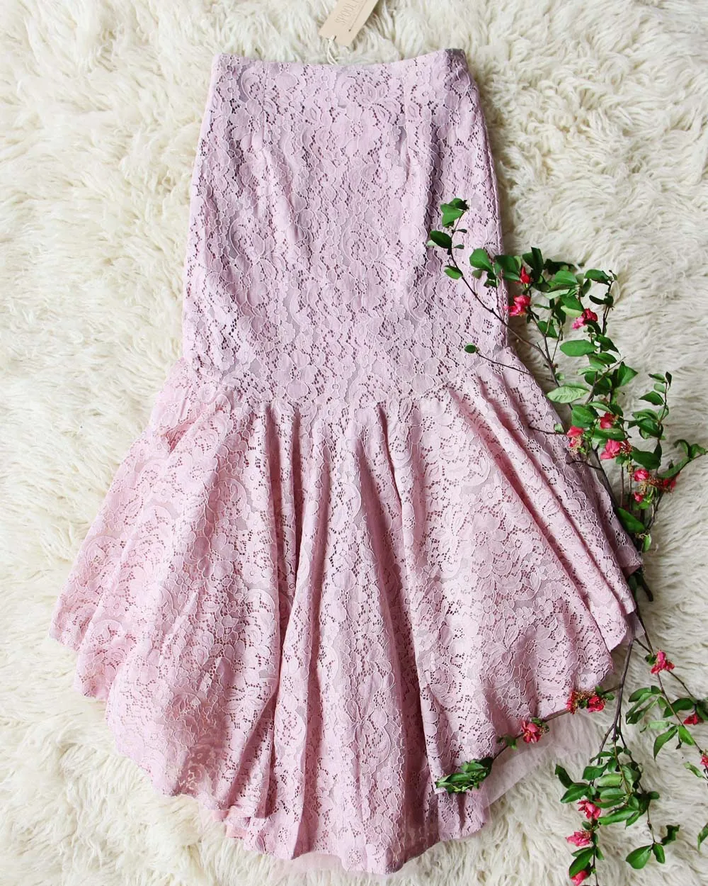 Mermaid Lace Maxi Skirt