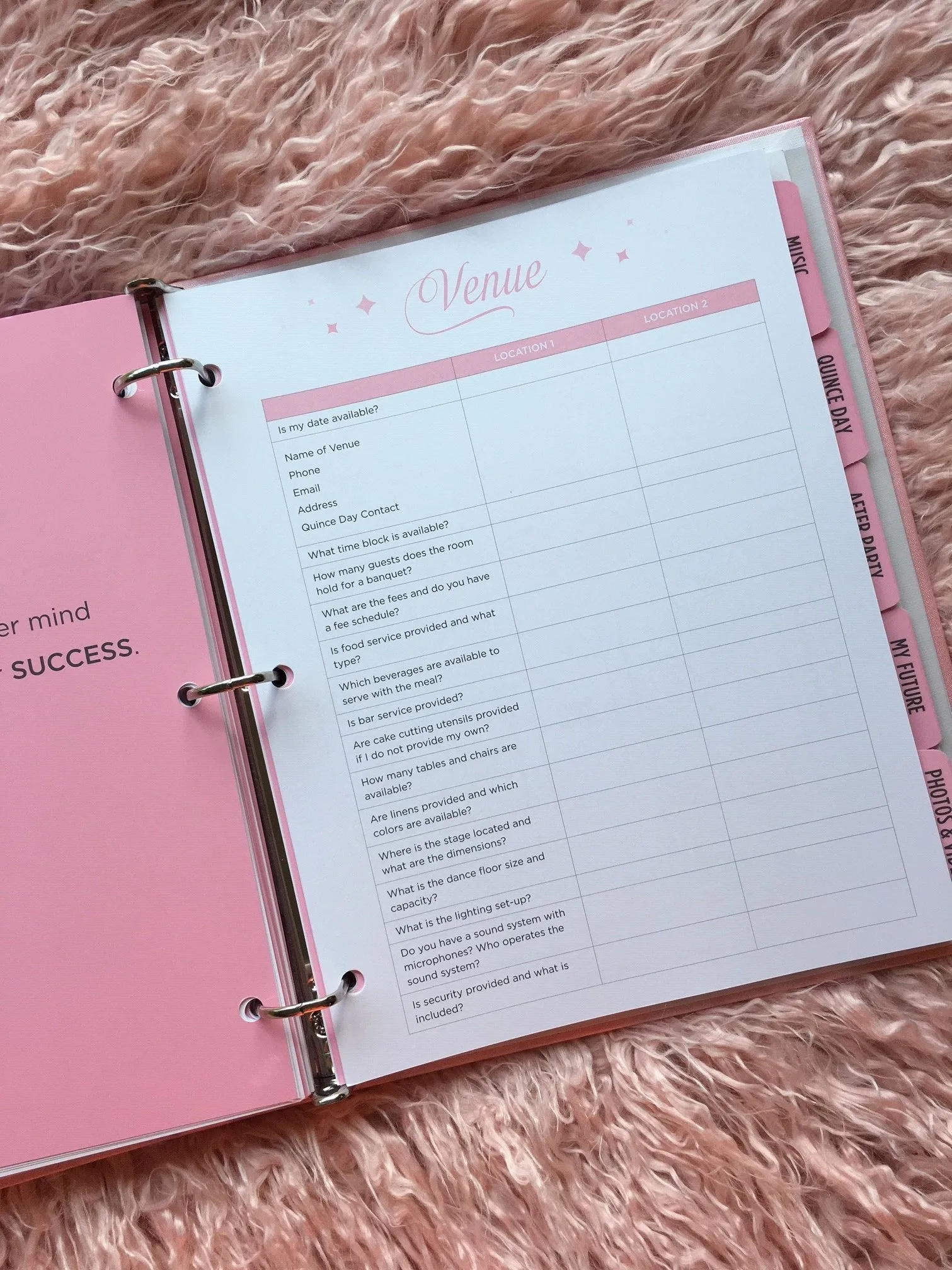 My Quince Planner