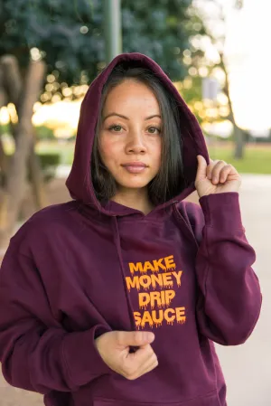 Neon Orange MMDS | Maroon Hoodie