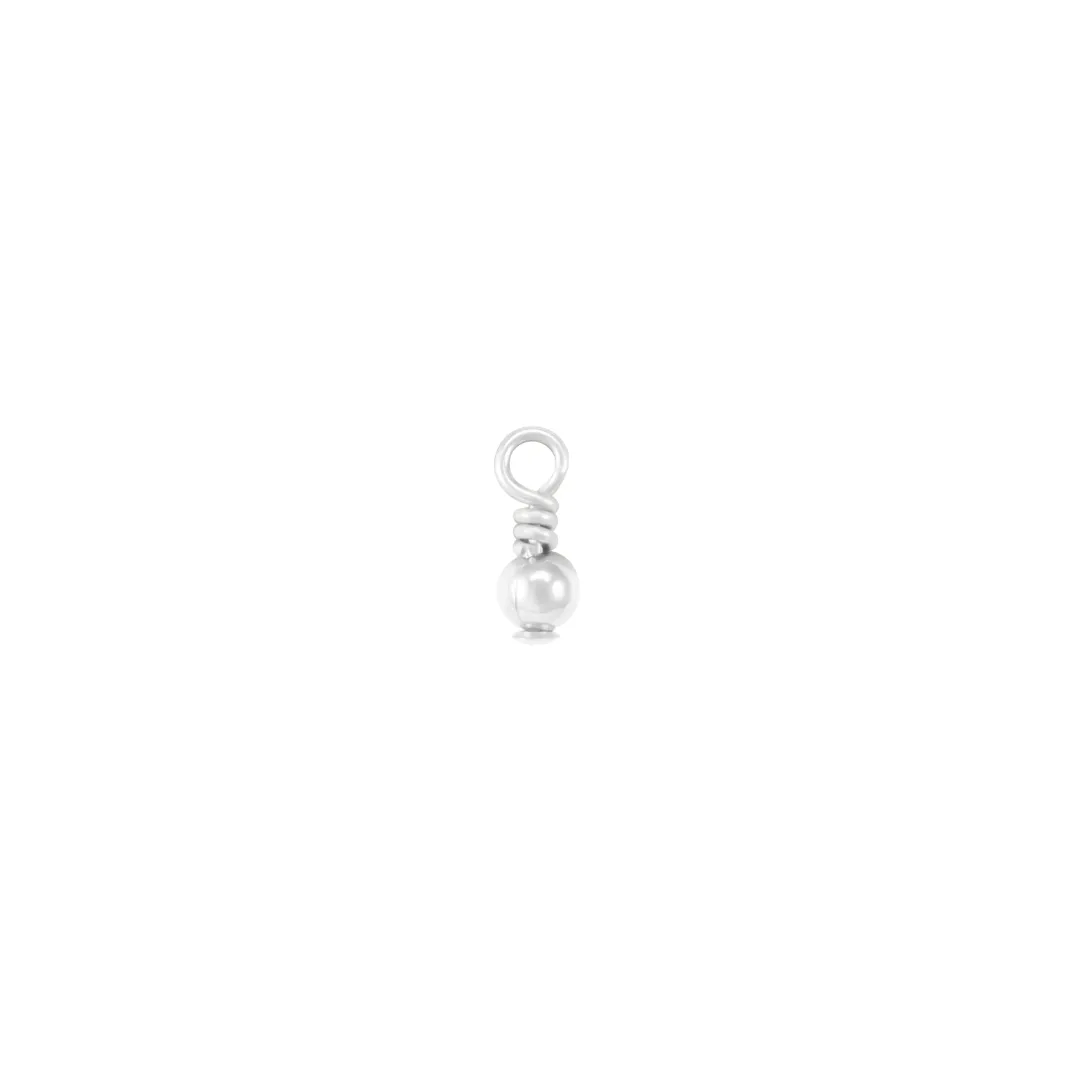 Noa Bead Charm - Silver