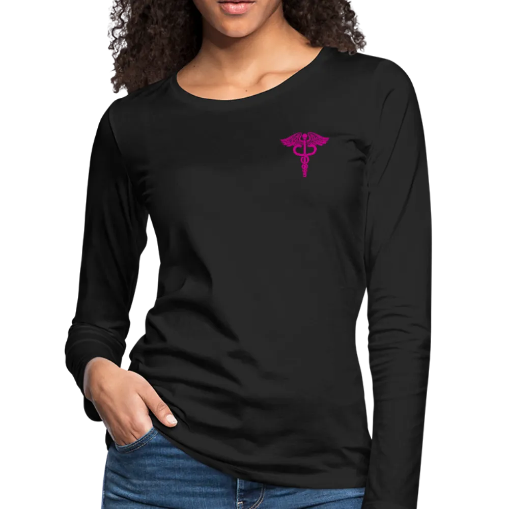 Nurse Flag Women's Premium Long Sleeve T-Shirt (CK1690) Updated 