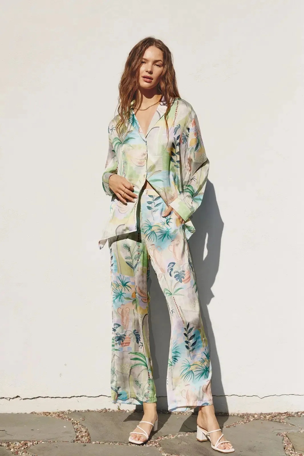 OUT OF OFFICE SHIRT AND PANTS SET