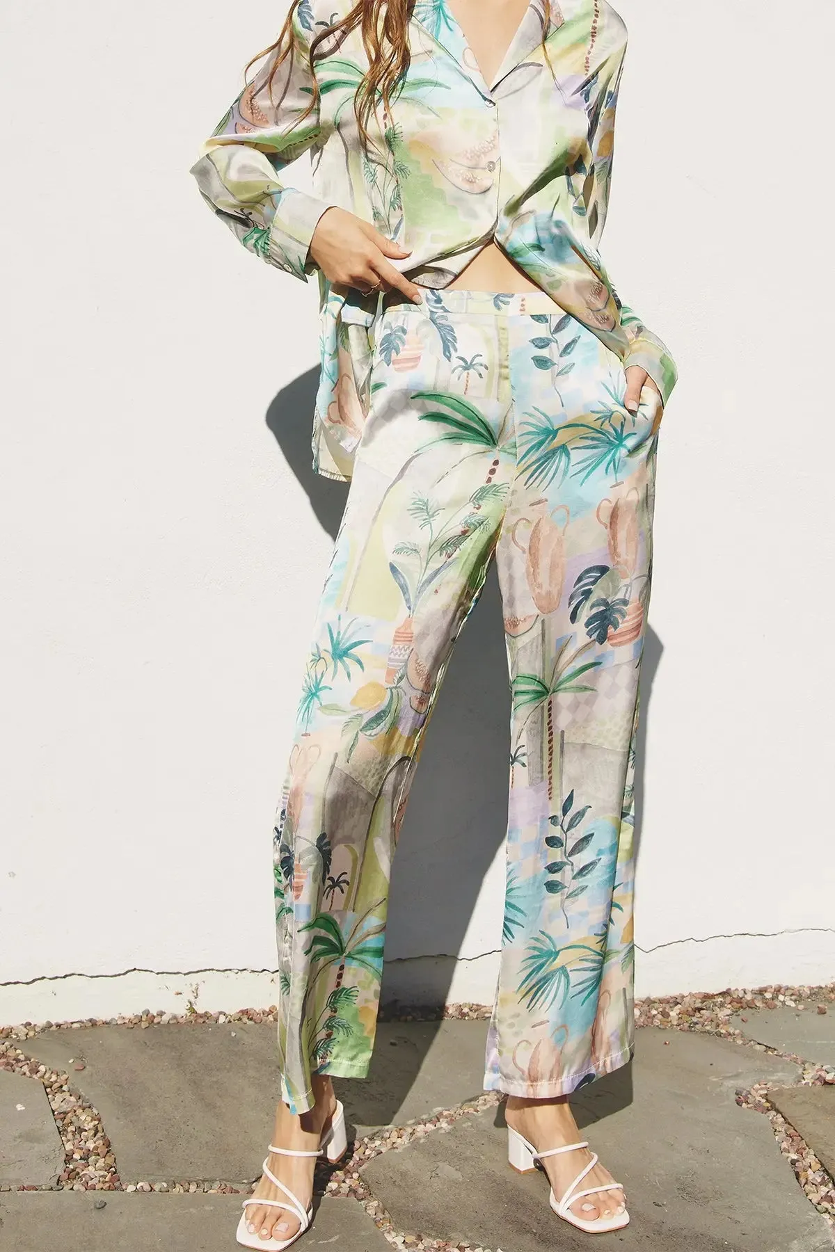 OUT OF OFFICE SHIRT AND PANTS SET