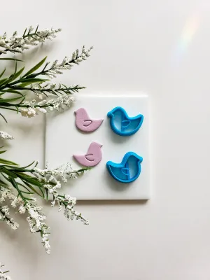 Pair of Birds Set | Fairy Garden Clay Cutter
