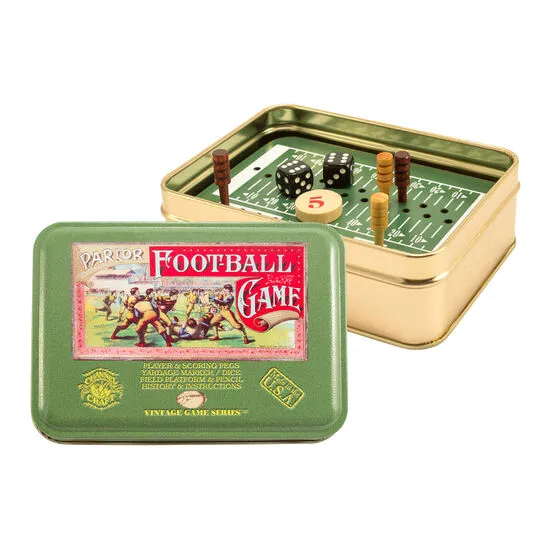 Parlor FootBall Vintage Tin Game
