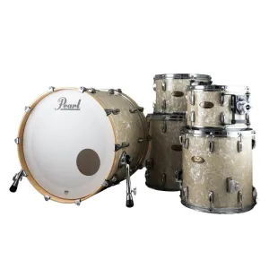 Pearl Session Studio Select 5-Piece Shell Pack (Free 14" Tom) - Nicotine White Marine Pearl