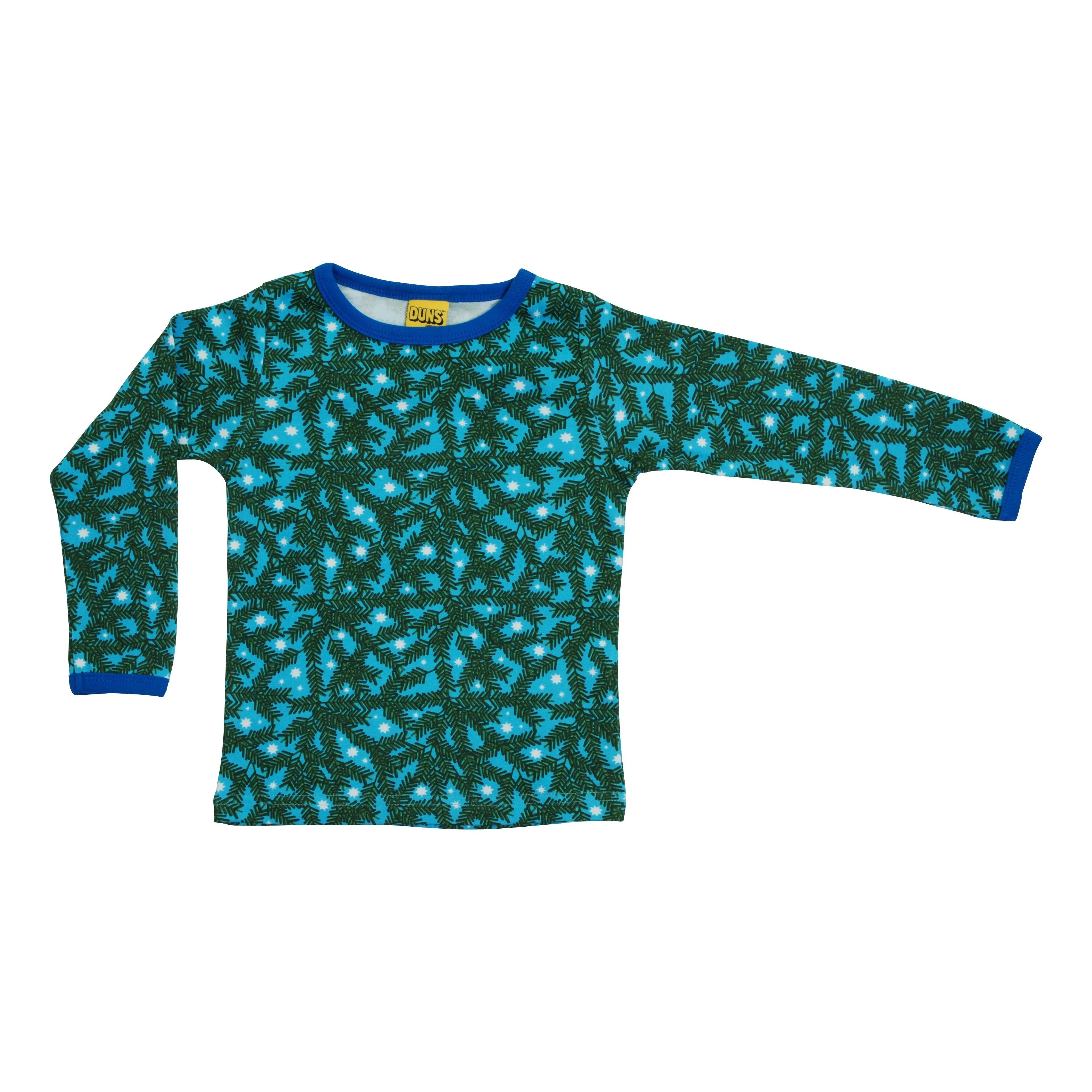 Pine Needle Blue Long Sleeve Shirt