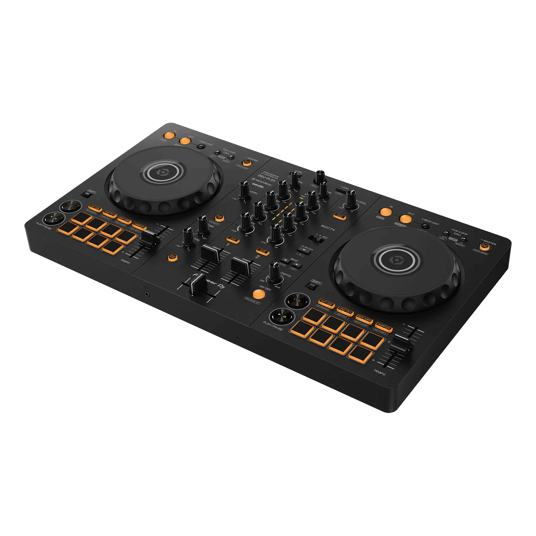 Pioneer DDJ-FLX4 2-Channel DJ Controller For Multiple DJ Applications (Black)