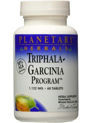 Planetary Herbals, Triphala-Garcinia Program™ 1122 mg, 60 Tablets