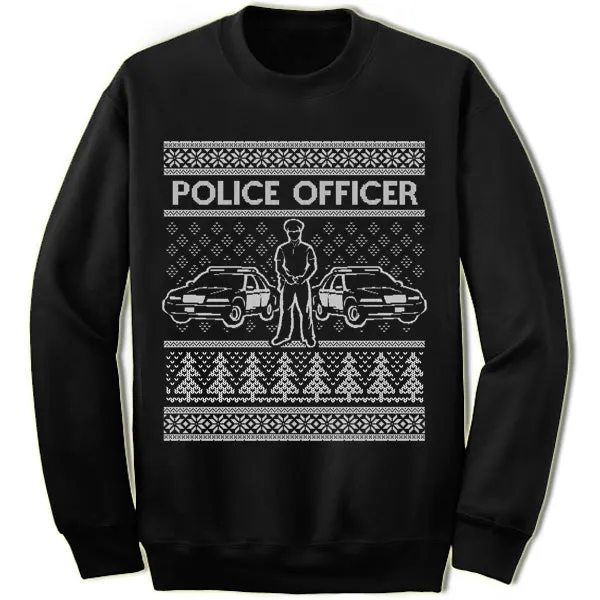 Police Officer Christmas Sweatshirt