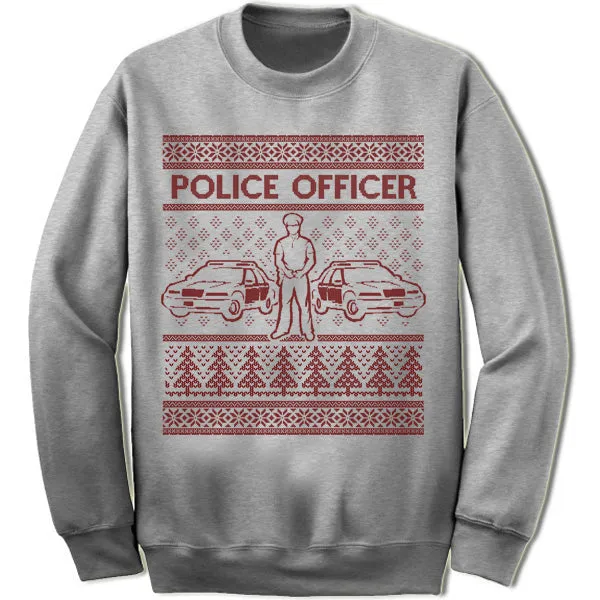 Police Officer Christmas Sweatshirt