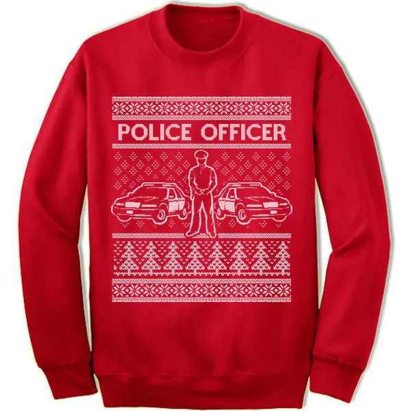 Police Officer Christmas Sweatshirt