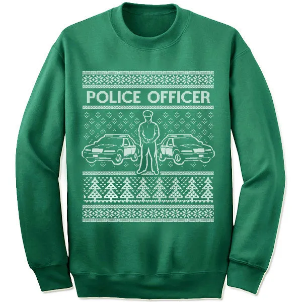 Police Officer Christmas Sweatshirt