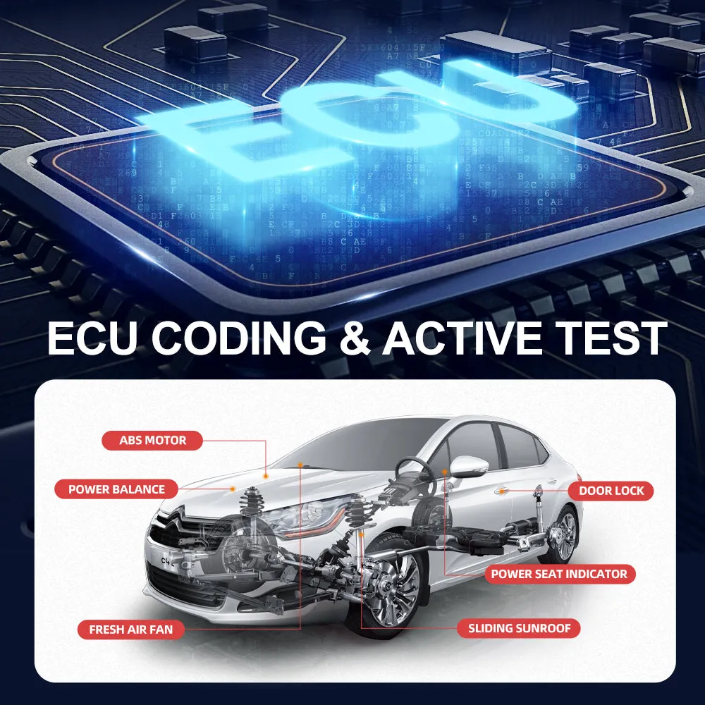Professional Diagnostic Scanner Ancel DS700 Bi-directional ECU Coding