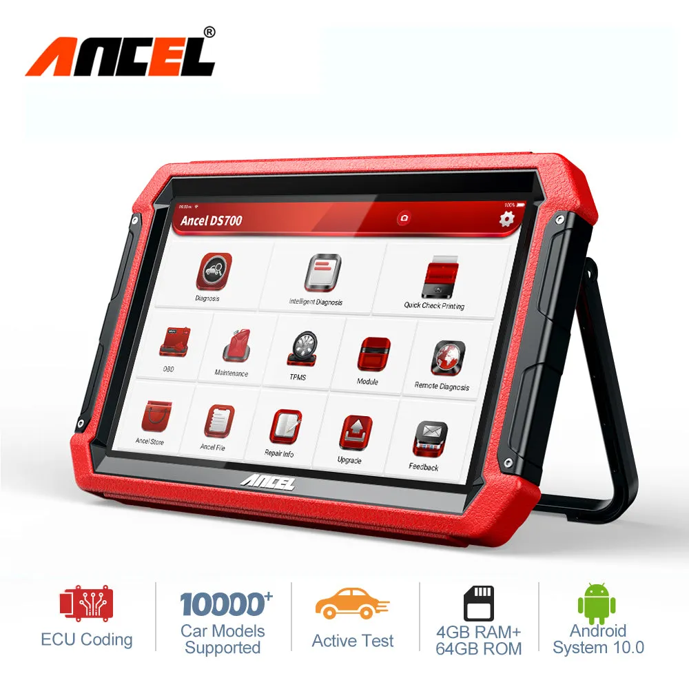 Professional Diagnostic Scanner Ancel DS700 Bi-directional ECU Coding