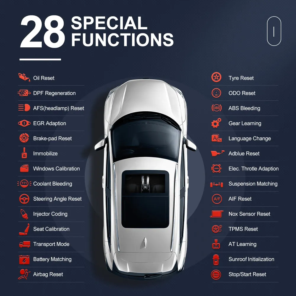 Professional Diagnostic Scanner Ancel DS700 Bi-directional ECU Coding