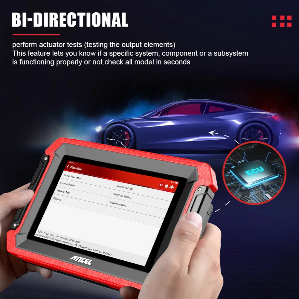 Professional Scan Tool Ancel DS600 Bi-directional ECU Coding 34  Specials
