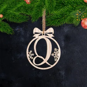 Q Letter - Ornament Cut out 37 - PT97