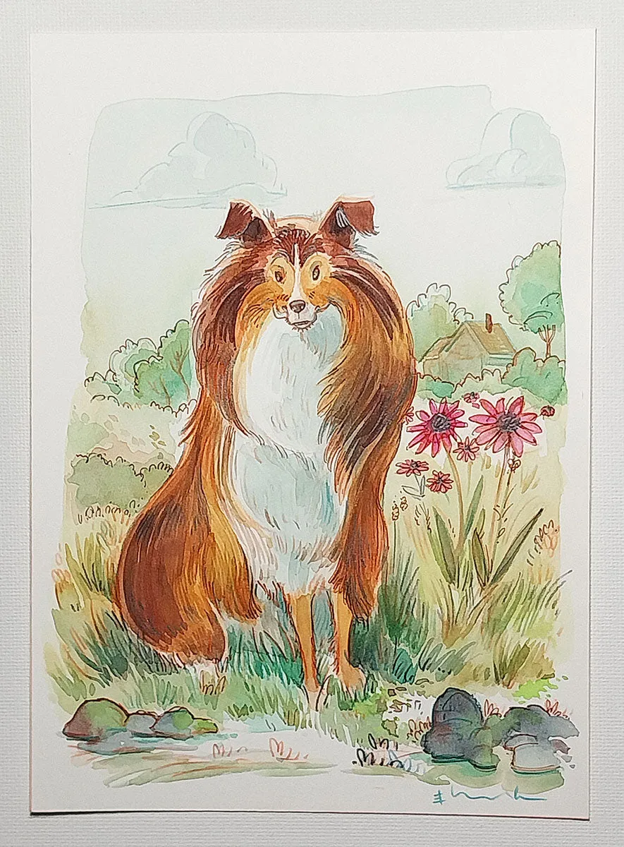 "Sheltie no. 25" by Eric Michael Hancock