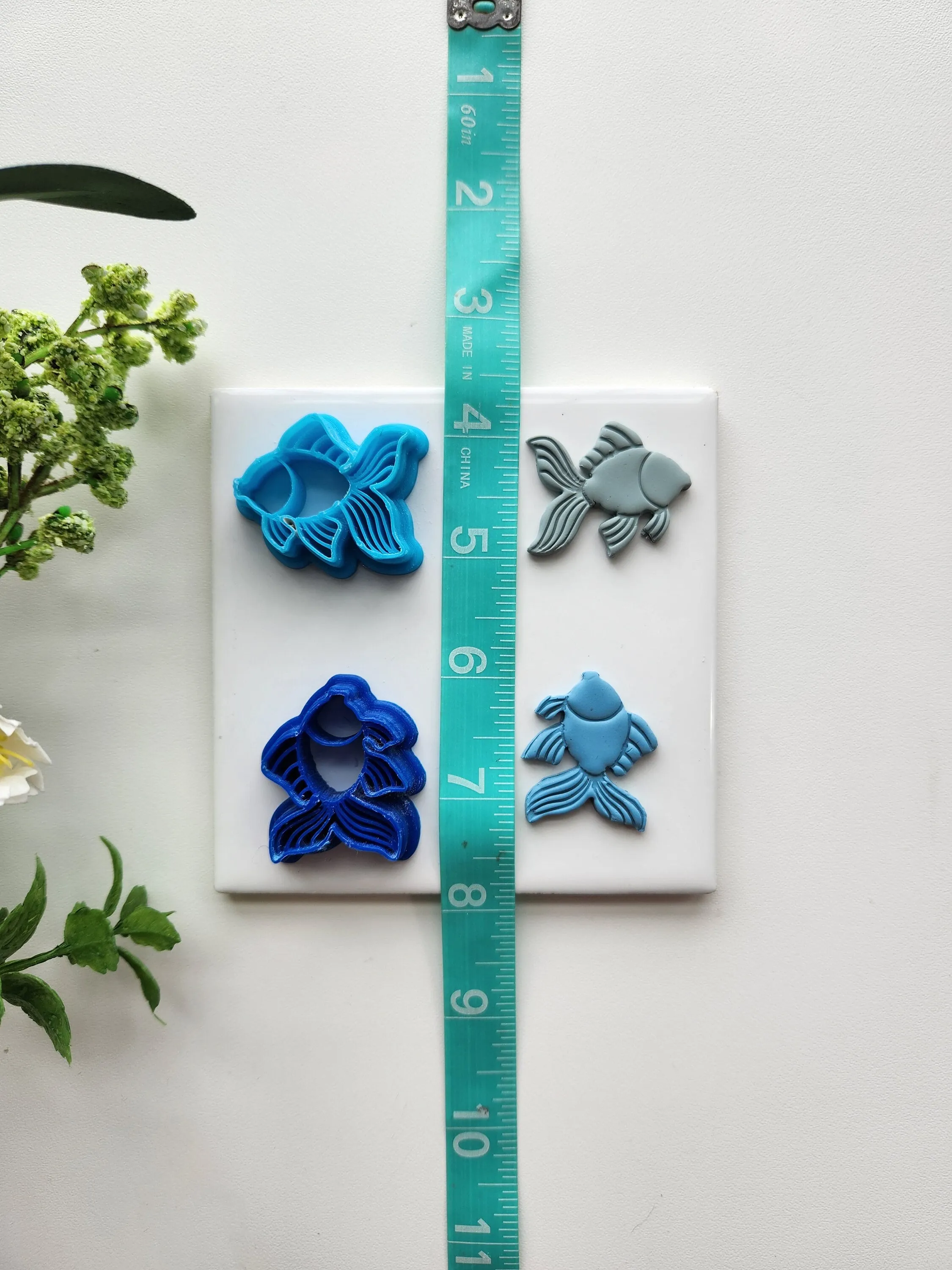 Rainbow Fish Set | Beach Polymer Clay Cutter