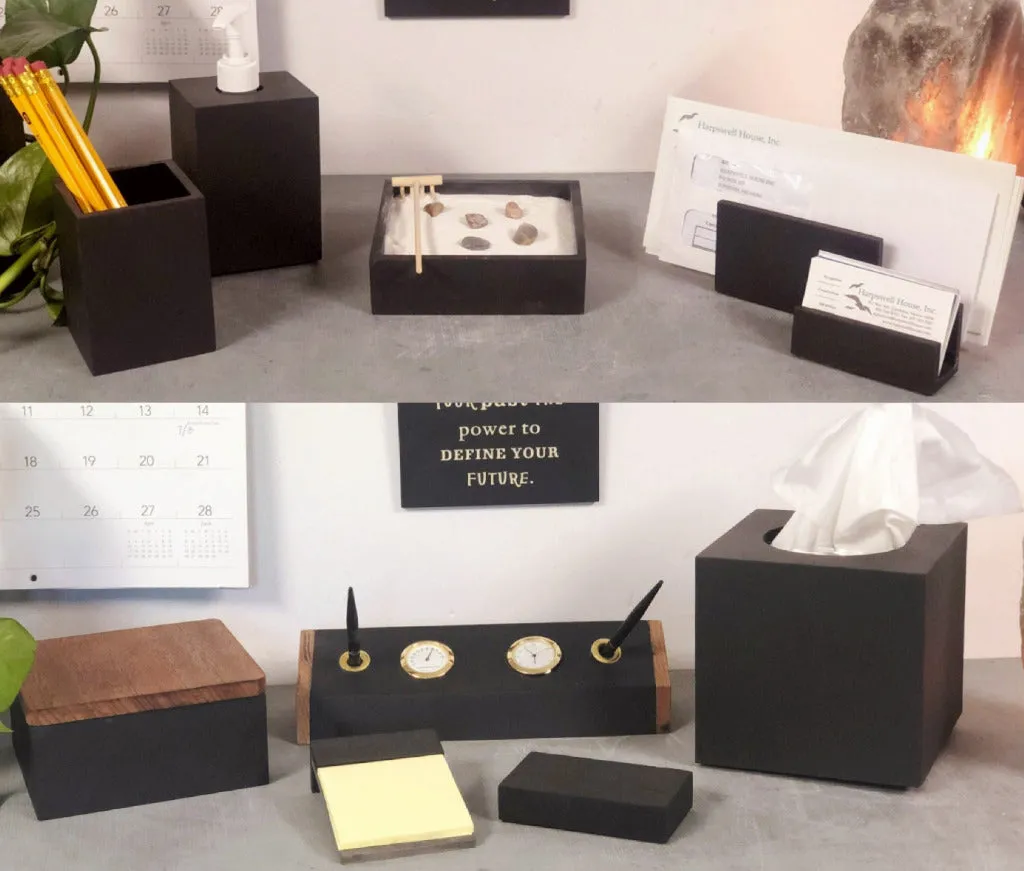 Rich Slate Desk Set