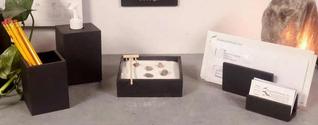 Rich Slate Desk Set
