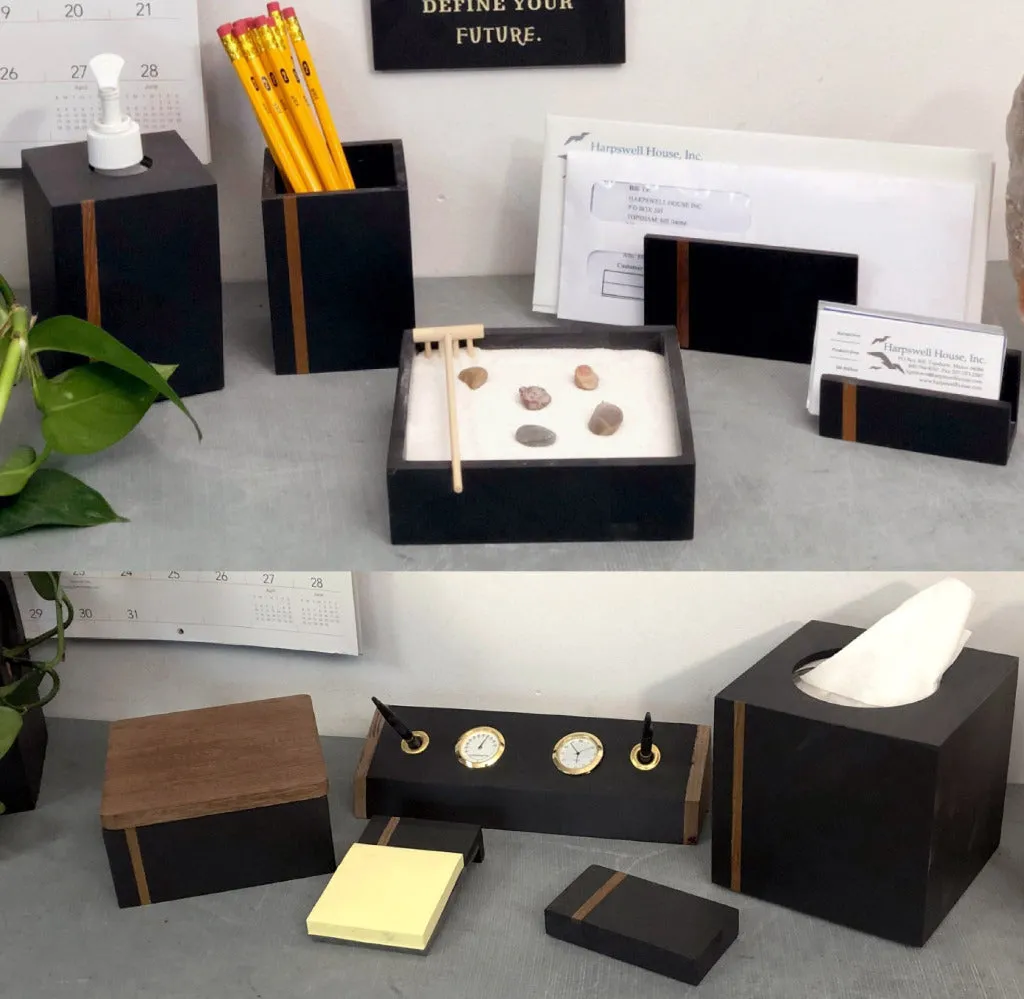 Rich Slate Desk Set
