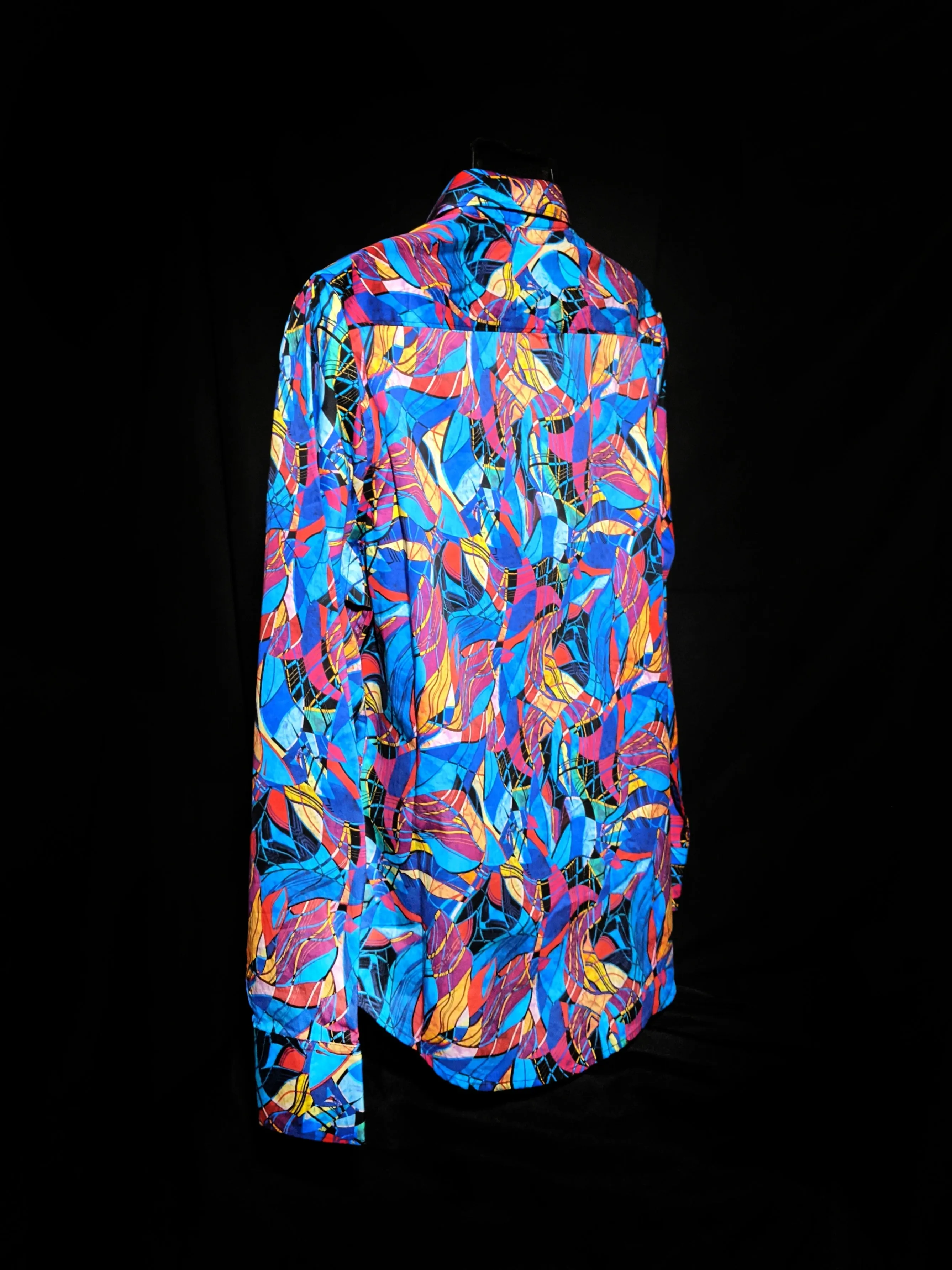 Robert Graham Billings Long Sleeve Colorful Shirt Size 2XL