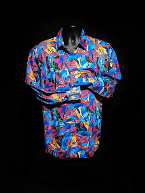 Robert Graham Billings Long Sleeve Colorful Shirt Size 2XL