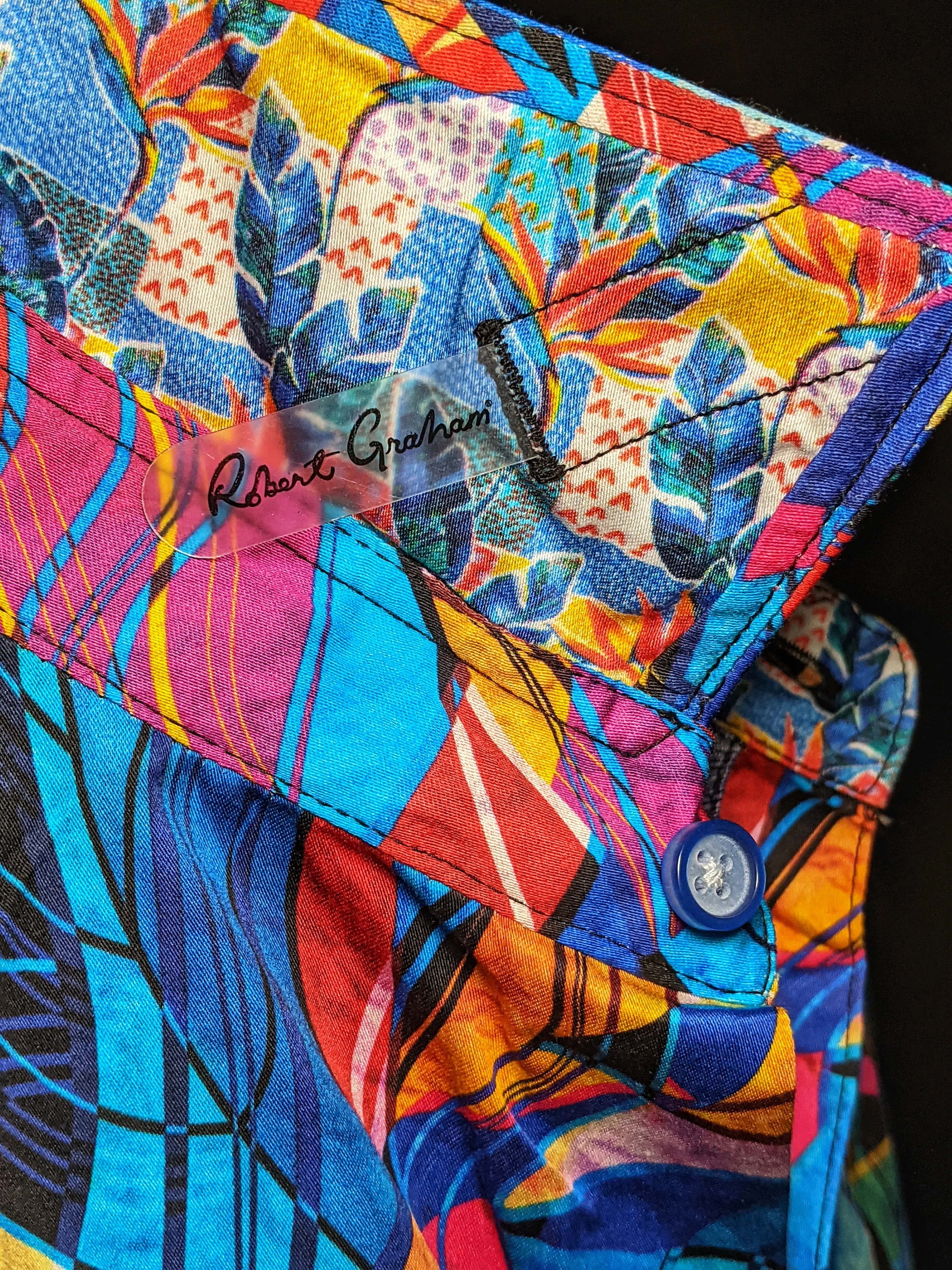 Robert Graham Billings Long Sleeve Colorful Shirt Size 2XL