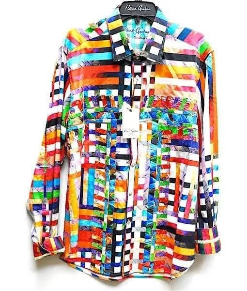 Robert Graham Wovens Shirt Size XL