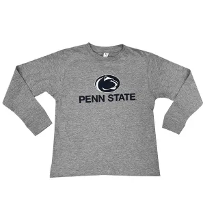 Sale - Youth Gray Penn State Long Sleeve T-Shirt