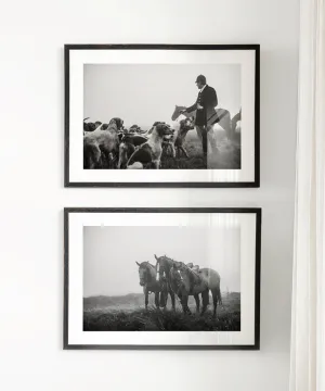 Set of Two Dartmoor Hunt Prints