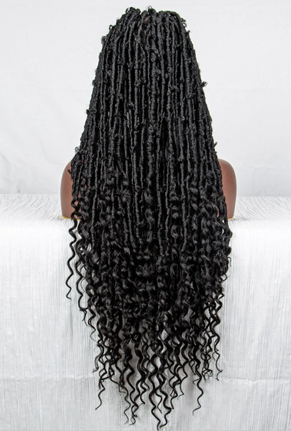 Sheena Full Synthetic Faux Loc Braid Lace Wig