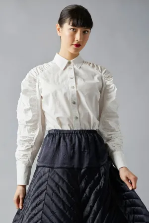 Shirred Sleeve Shirt