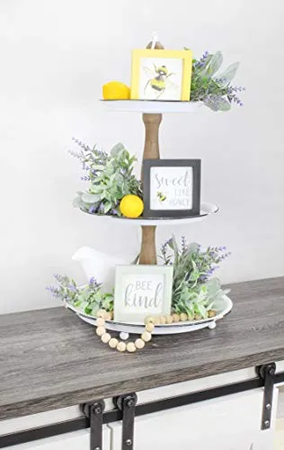 Spring Tiered Tray Signs (Case of 40 Sets)