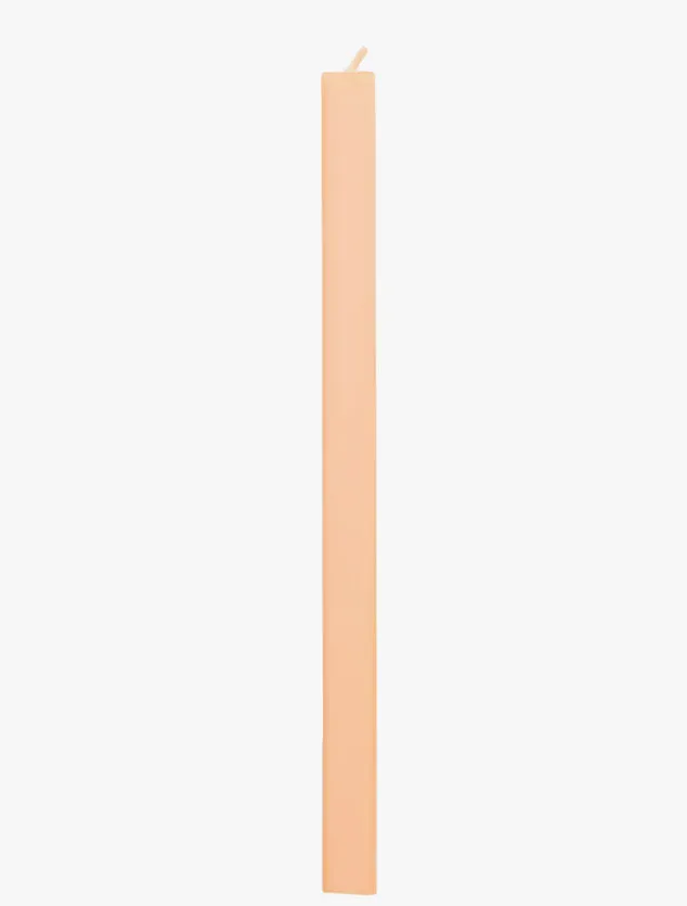 Square Candle -  Dark Peach