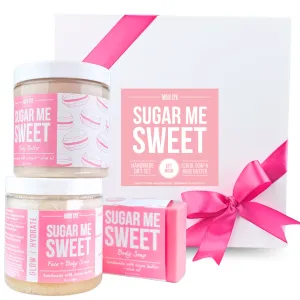Sugar Me Sweet Scrub, Body Butter & Soap Gift Set