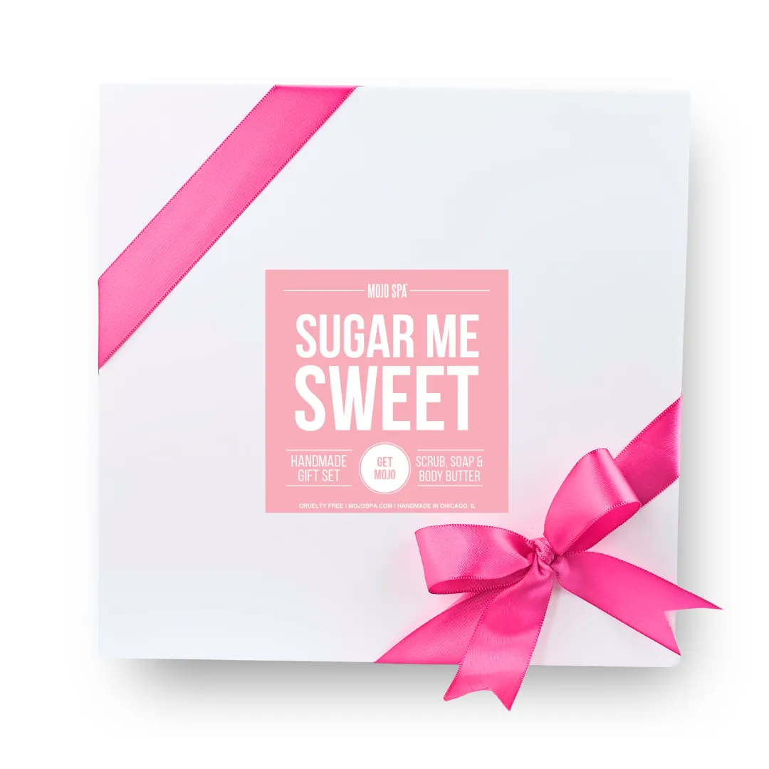 Sugar Me Sweet Scrub, Body Butter & Soap Gift Set