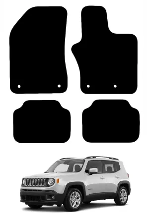 Tailored Fitted Premium Quality Car Floor Mats For Jeep Renegade 2015-2019