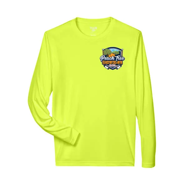 Team 365 Zone Performance Long Sleeve Shirts Peach Tree Showdown