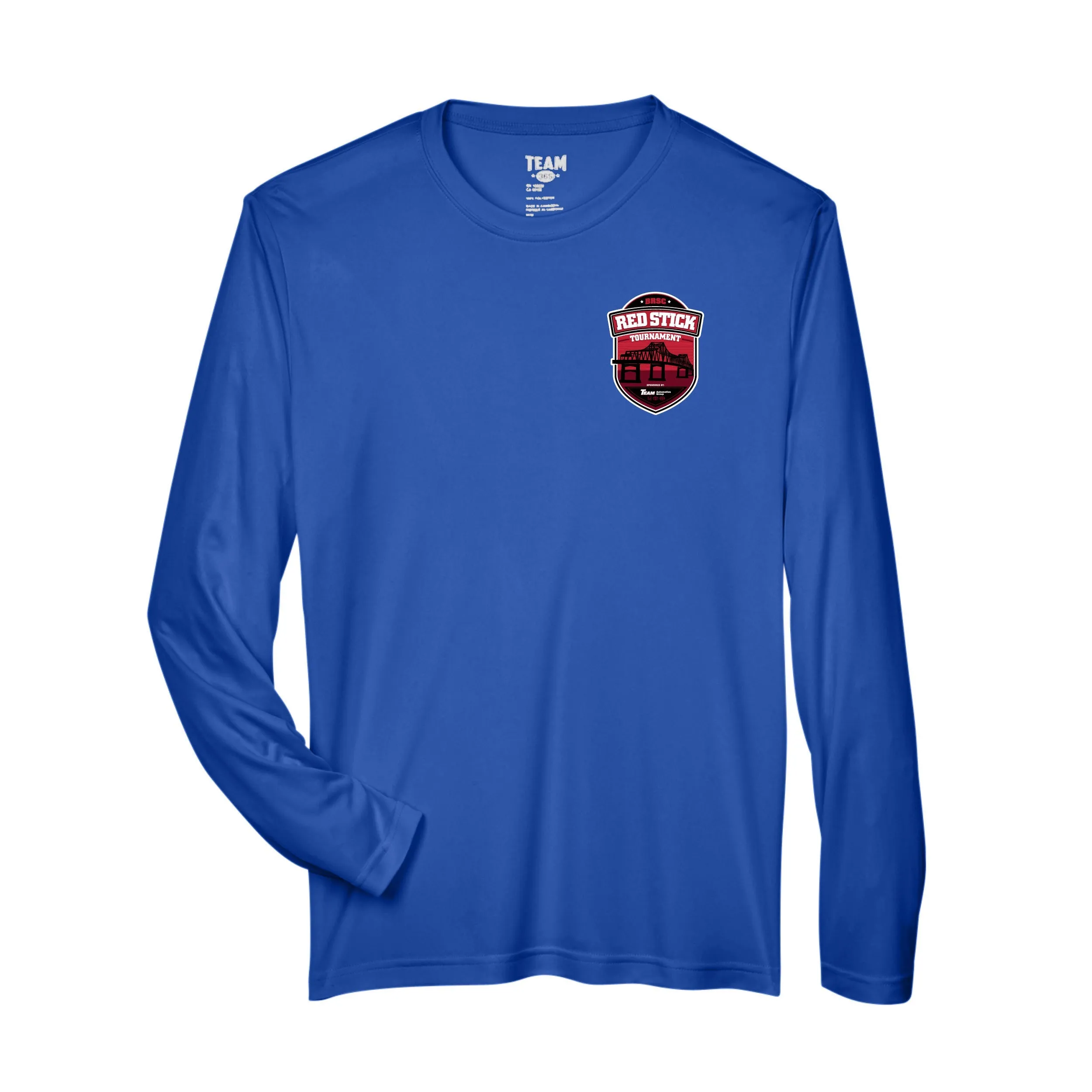 Team 365 Zone Performance Long Sleeve Shirts Red Stick