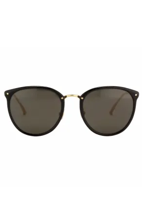 The Calthorpe Oval Sunglasses | Black