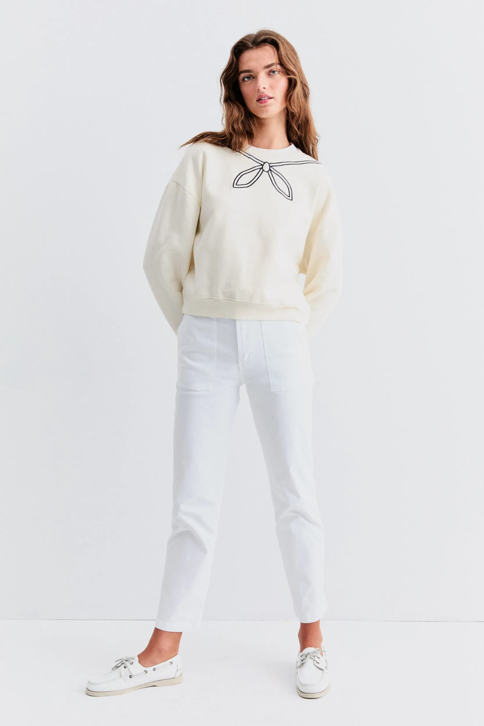 The City Pants - White