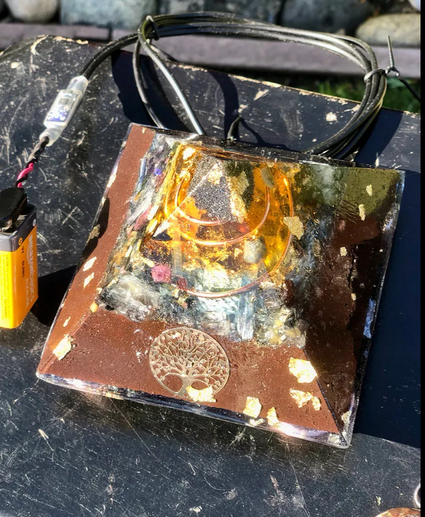 The “Family Pack” - 8-Sided Radionics Large Giza  (15 Hz), 6 Towerbusters, Smart Meter & Wi-Fi/Microwave Shields, 1 Amulet, 2 phone shields & 3 Freebies, 6 for repeat buyer ($243 in savings!)