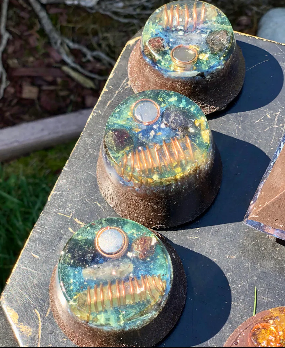 The “Family Pack” - 8-Sided Radionics Large Giza  (15 Hz), 6 Towerbusters, Smart Meter & Wi-Fi/Microwave Shields, 1 Amulet, 2 phone shields & 3 Freebies, 6 for repeat buyer ($243 in savings!)