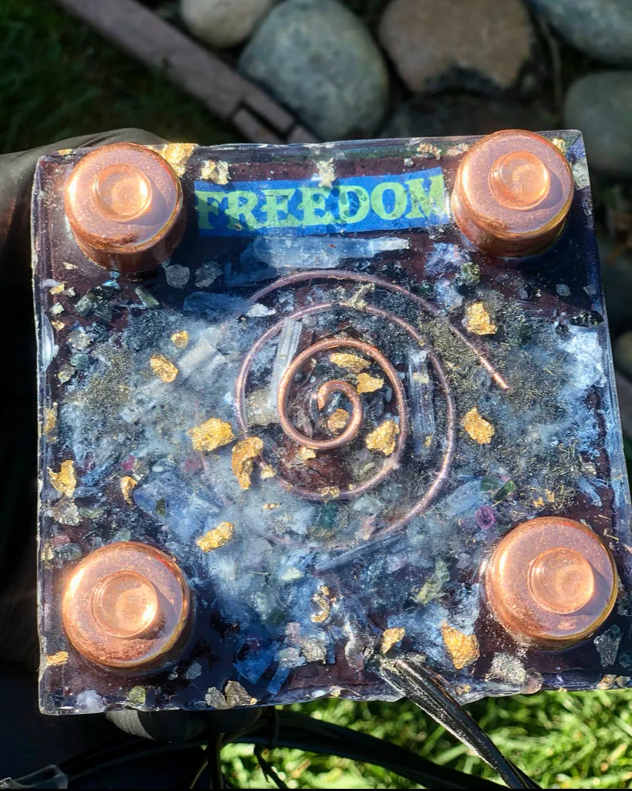 The “Family Pack” - 8-Sided Radionics Large Giza  (15 Hz), 6 Towerbusters, Smart Meter & Wi-Fi/Microwave Shields, 1 Amulet, 2 phone shields & 3 Freebies, 6 for repeat buyer ($243 in savings!)