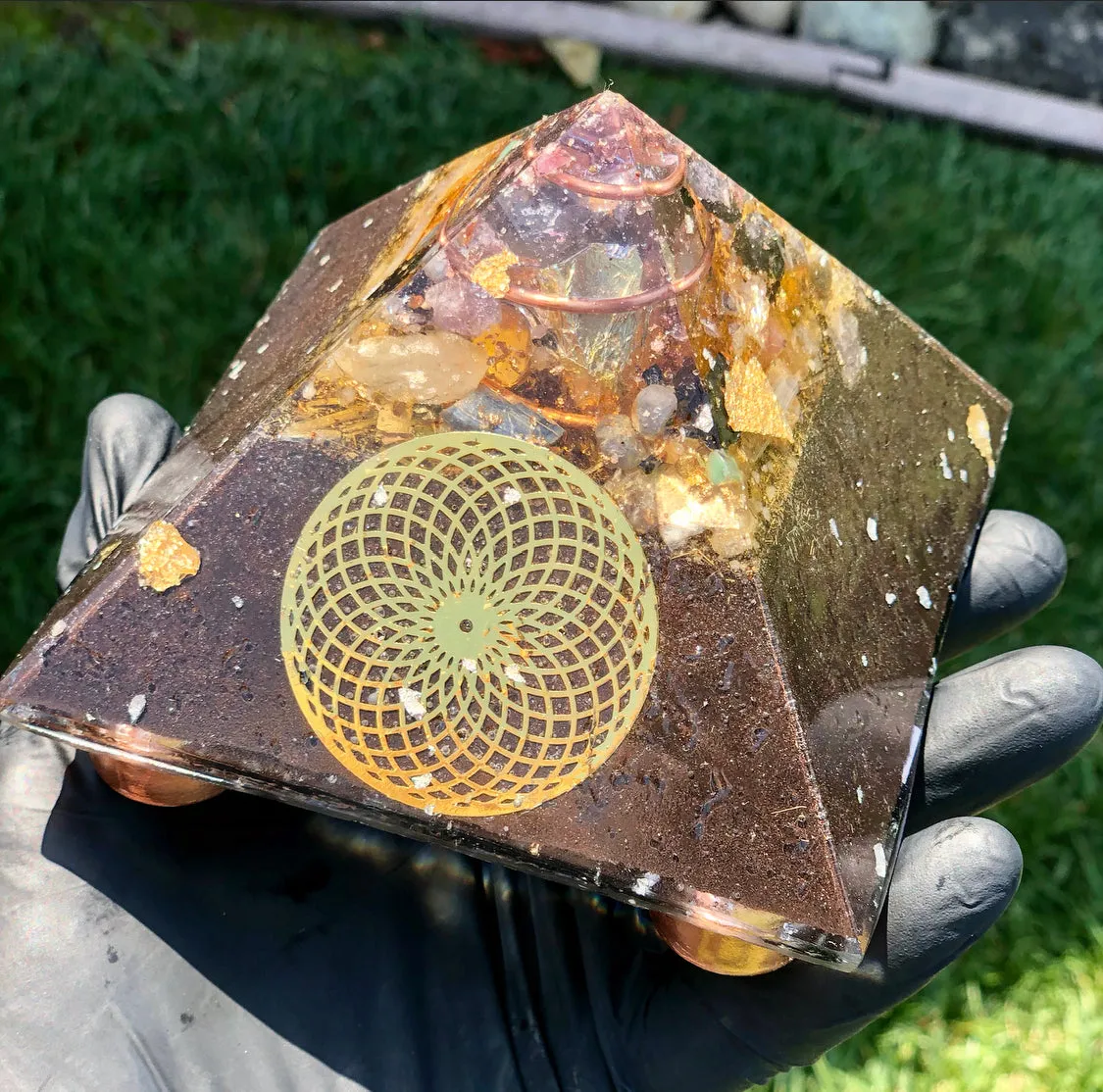 The “Family Pack” - 8-Sided Radionics Large Giza  (15 Hz), 6 Towerbusters, Smart Meter & Wi-Fi/Microwave Shields, 1 Amulet, 2 phone shields & 3 Freebies, 6 for repeat buyer ($243 in savings!)