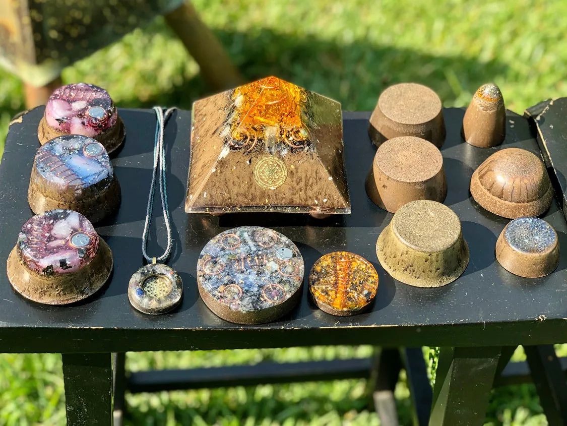The “Family Pack” - 8-Sided Radionics Large Giza  (15 Hz), 6 Towerbusters, Smart Meter & Wi-Fi/Microwave Shields, 1 Amulet, 2 phone shields & 3 Freebies, 6 for repeat buyer ($243 in savings!)