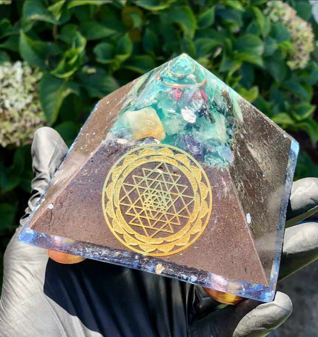 The “Family Pack” - 8-Sided Radionics Large Giza  (15 Hz), 6 Towerbusters, Smart Meter & Wi-Fi/Microwave Shields, 1 Amulet, 2 phone shields & 3 Freebies, 6 for repeat buyer ($243 in savings!)